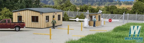 Walthers Cornerstone Modern Guard Shack Building Kit HO Gauge WH933-4076