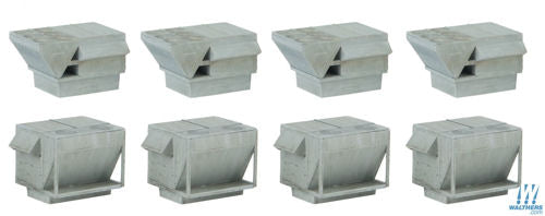 Walthers Cornerstone HVAC Units (8) Building Kit HO Gauge WH933-4077