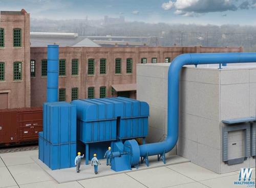 Walthers Cornerstone Modern Organic Vapour Air Cleaner Building Kit HO Gauge WH933-4086