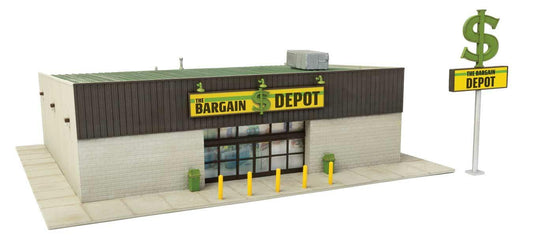 Walthers Cornerstone Bargain Depot Store Kit HO Gauge 933-4113