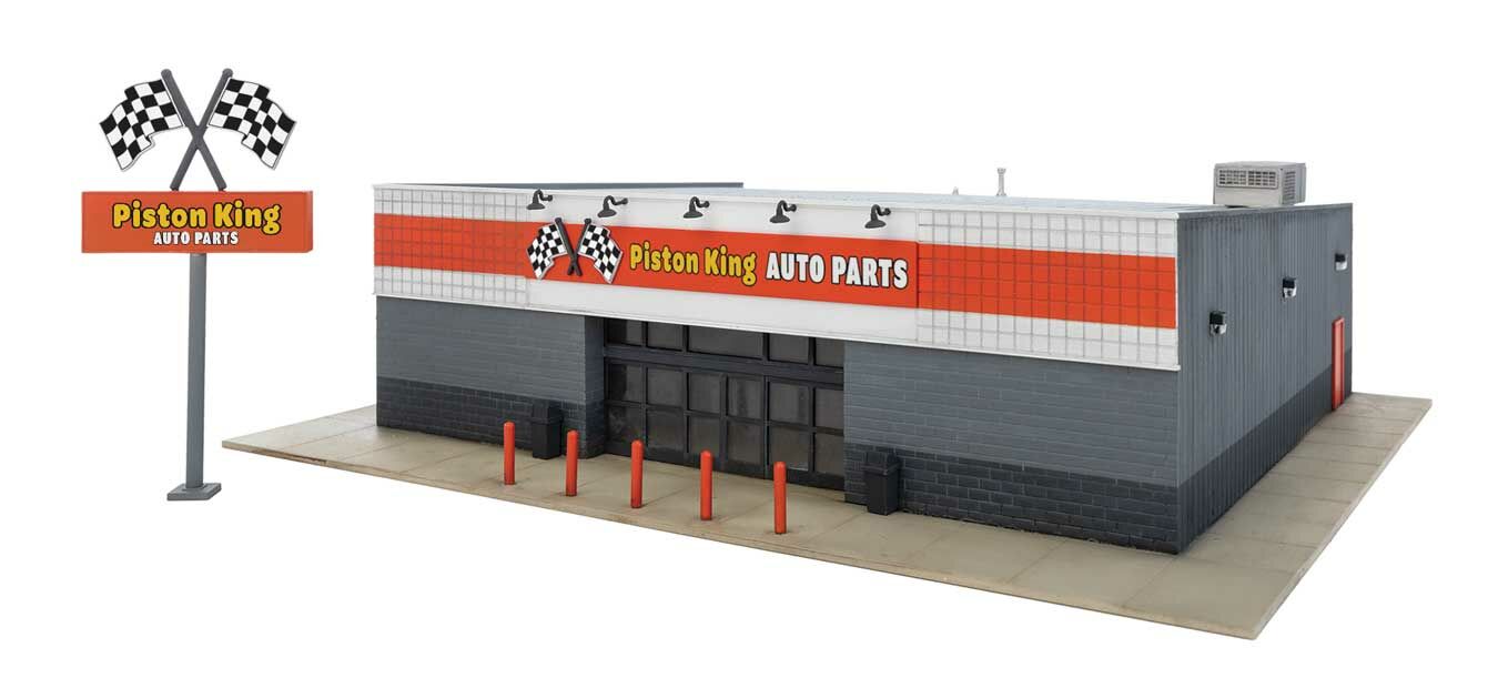 Walthers Auto Parts Store Kit 933-4114 HO Gauge