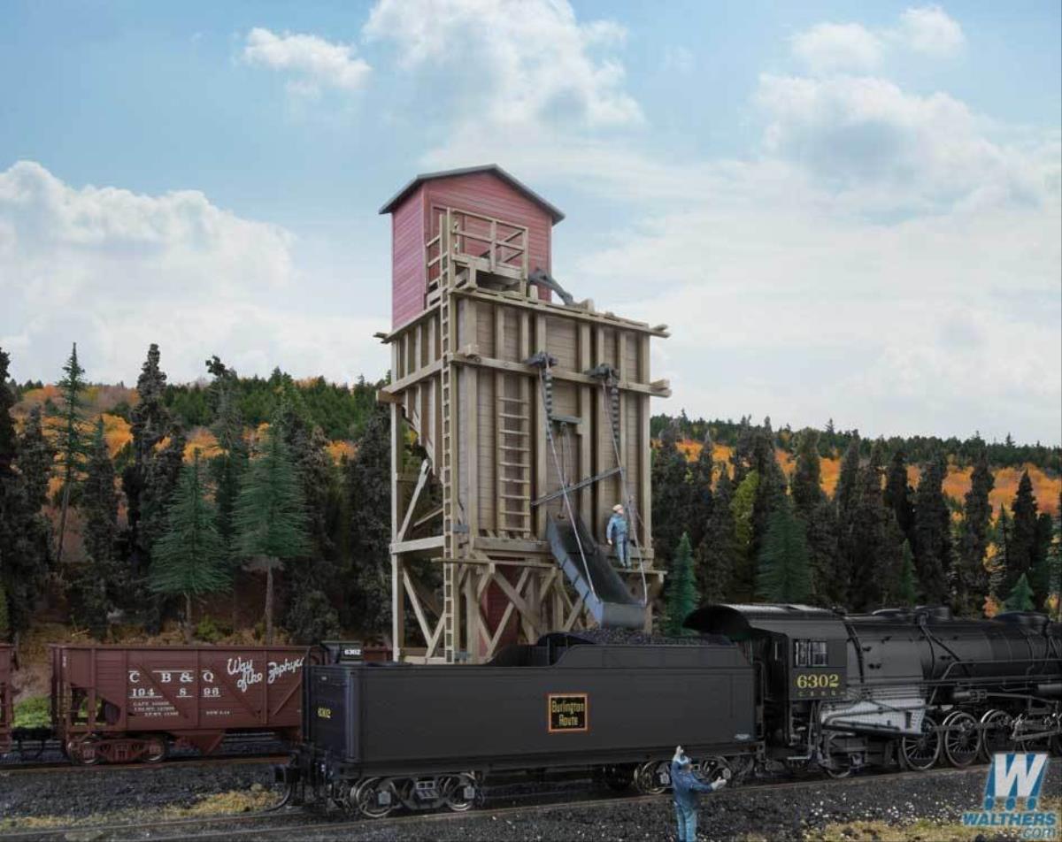 Walthers Cornerstone Small Wooden Coaling Station Building Kit HO Gauge WH933-4202