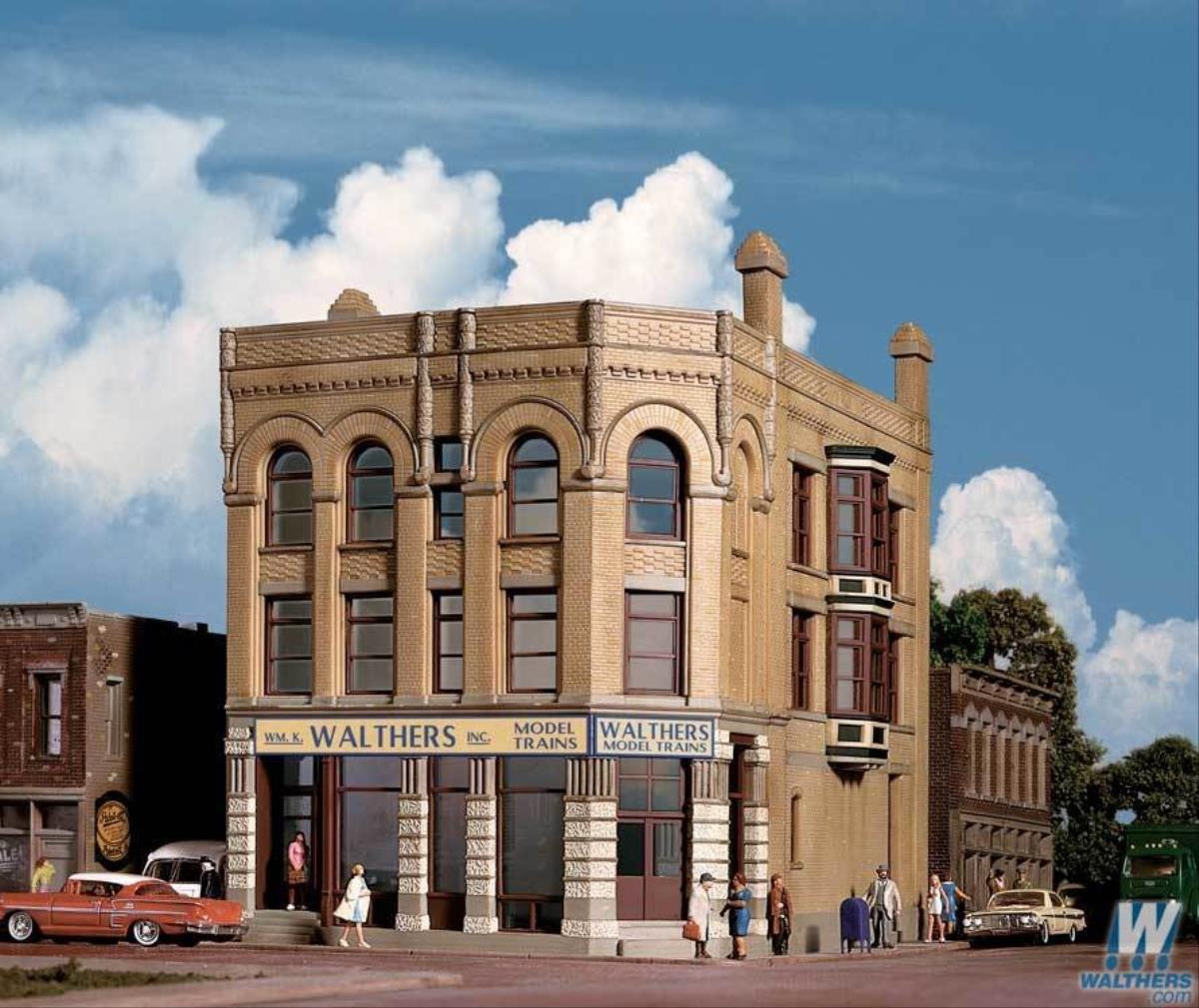 Walthers Cornerstone Water Street Building Kit HO Gauge WH933-4203