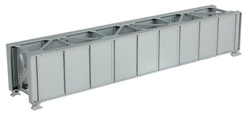 Walthers Cornerstone Single Track Railroad Deck Girder Bridge Building Kit 50' Standard HO Gauge WH933-4506