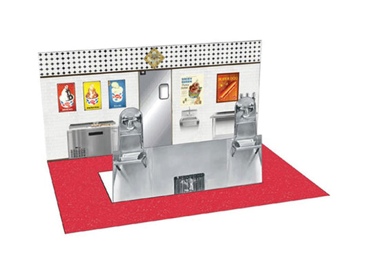 Walthers Cornerstone Spaces Vintage Dairy Queen Interior Kit WH933-4701 HO Gauge