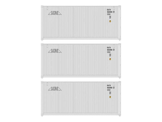 Walthers 20' Corrugated Container Set (3) Gateway WH949-18051 HO Gauge