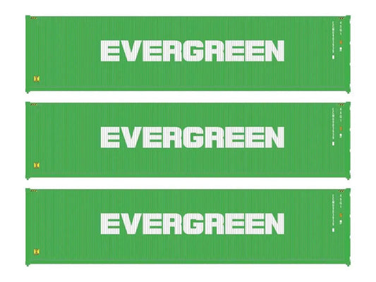 Walthers 40' Hi Cube Corrugated Container Set (3) Evergreen WH949-18250 HO Gauge
