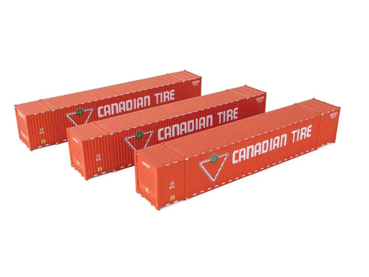 Walthers 53' Corrugated Container Set (3) Canadian Tire WH949-18500 HO Gauge