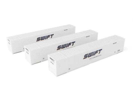 Walthers 53' Corrugated Container Set (3) Swift WH949-18505 HO Gauge