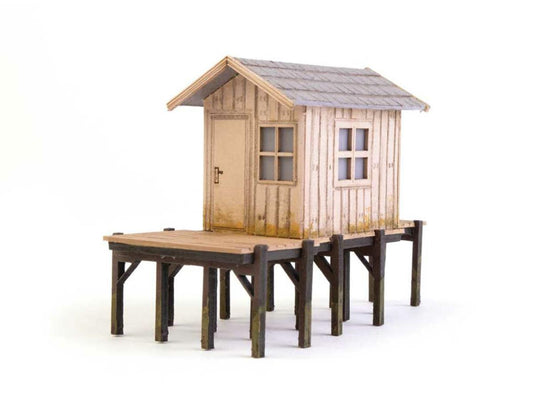 Walthers Fisherman's Shanty Laser Cut Kit WH949-4110 HO Gauge
