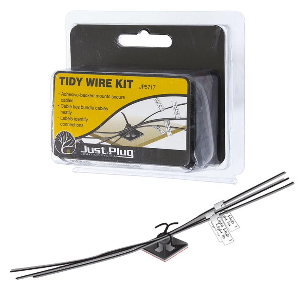 Woodland Scenics Just Plug Lighting 5717 Tidy Wire Kit