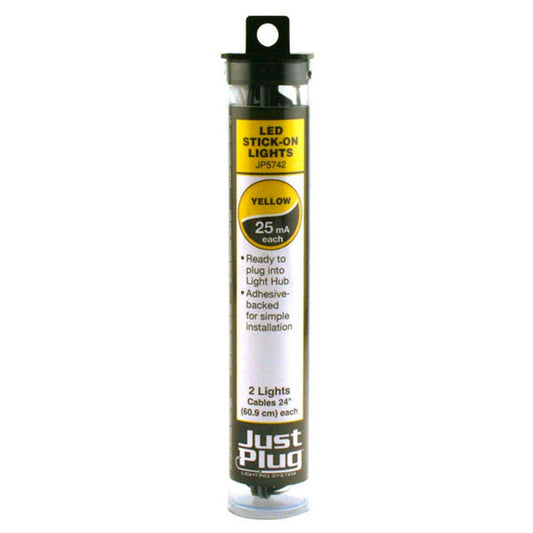 Woodland Scenics Just Plug Lighting 5742 Yellow Stick-on LED Lights