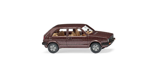 Wiking VW Golf II Umber Brown Metallic 1983-92 HO Gauge WK004504