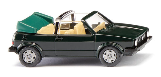 Wiking VW Golf I Cabriolet Dark Green 1979-92 4605 HO Gauge