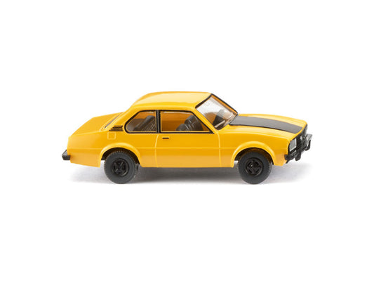 Wiking 8004 Opel Ascona B Signal Yellow 1975-81 HO Gauge