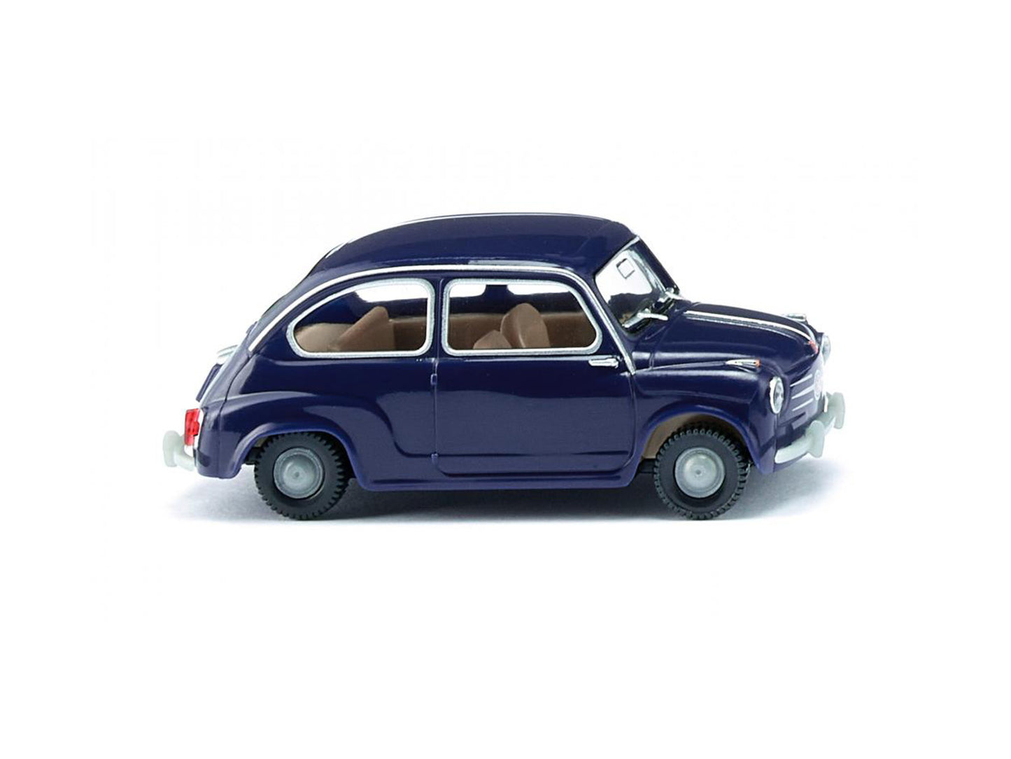 Wiking 9907 Fiat 600 Dark Blue 1955-64 HO Gauge