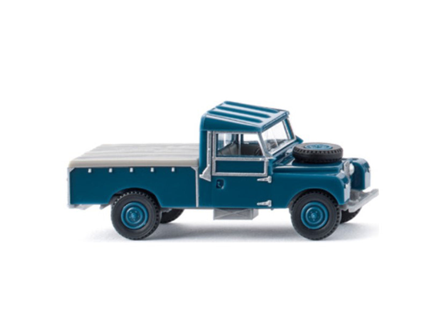 Wiking Land Rover Pickup Azure Blue 1954-58 HO Gauge 10702