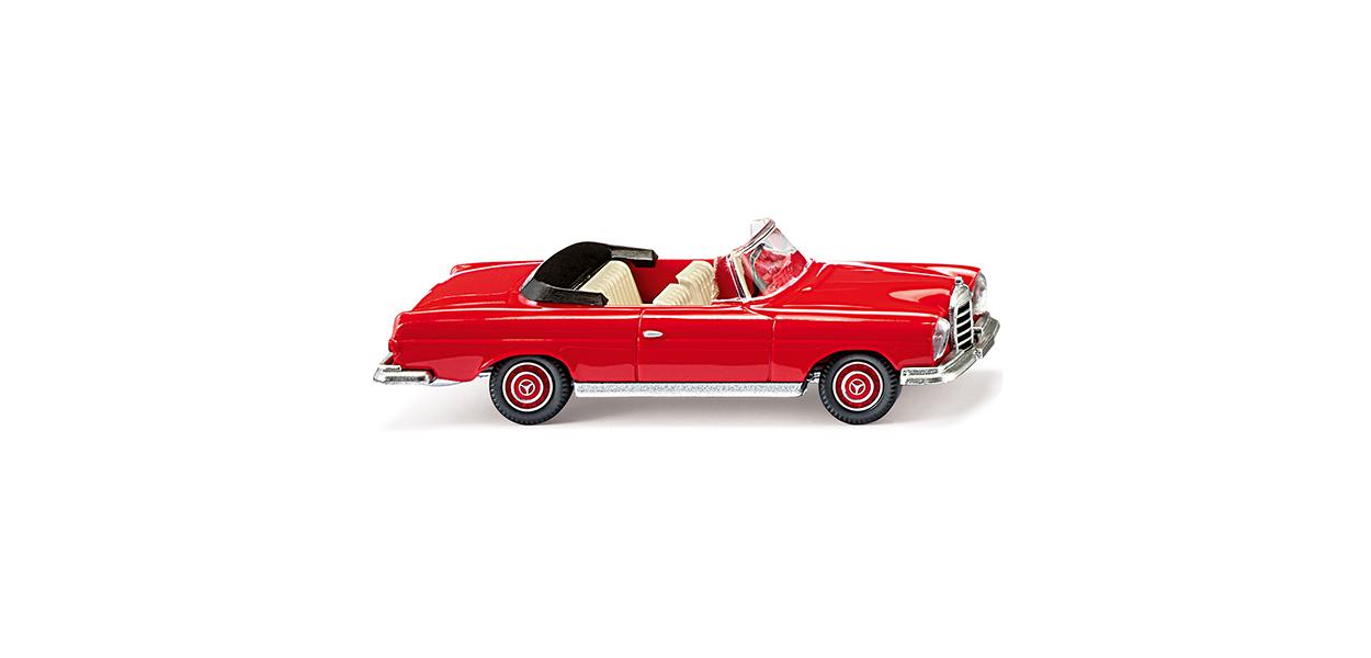 Wiking MB 280 SE Cabriolet Red 1968-72 WK015303 HO Gauge