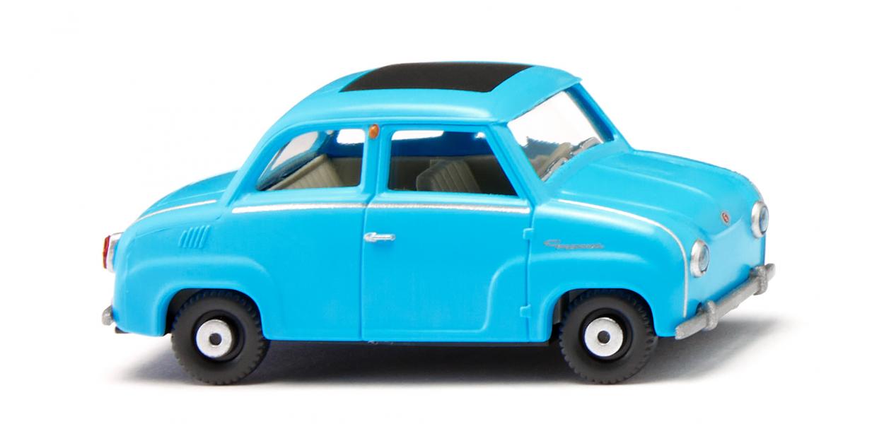 Wiking Glas Goggomobil Ice Blue 1964-69 18498 HO Gauge