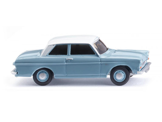 Wiking 20204 Ford Taunus 12N Pastel Blue/White Roof 1962-66 HO Gauge