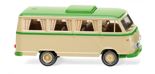 Wiking Borgward B611 Camper Van Ivory/Green 1957-61 HO Gauge Diecast Vehicle WK027044
