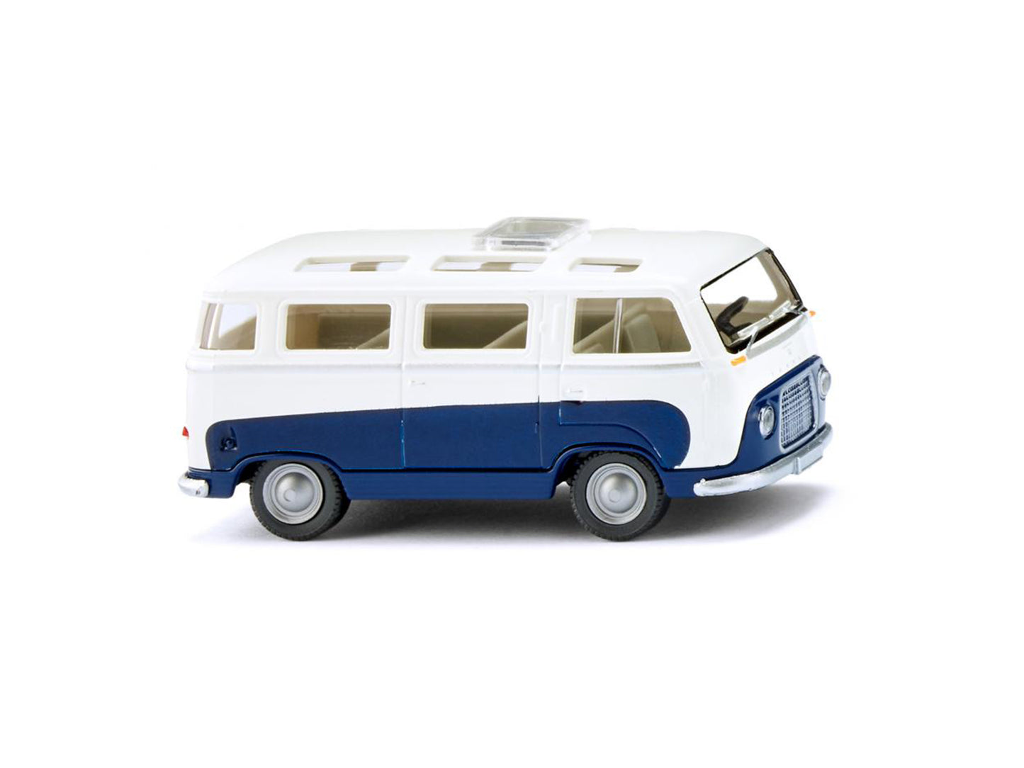 Wiking Ford FK 1000 Panorama Bus Sapphire Blue/White 1962-65 WK028997 HO Gauge