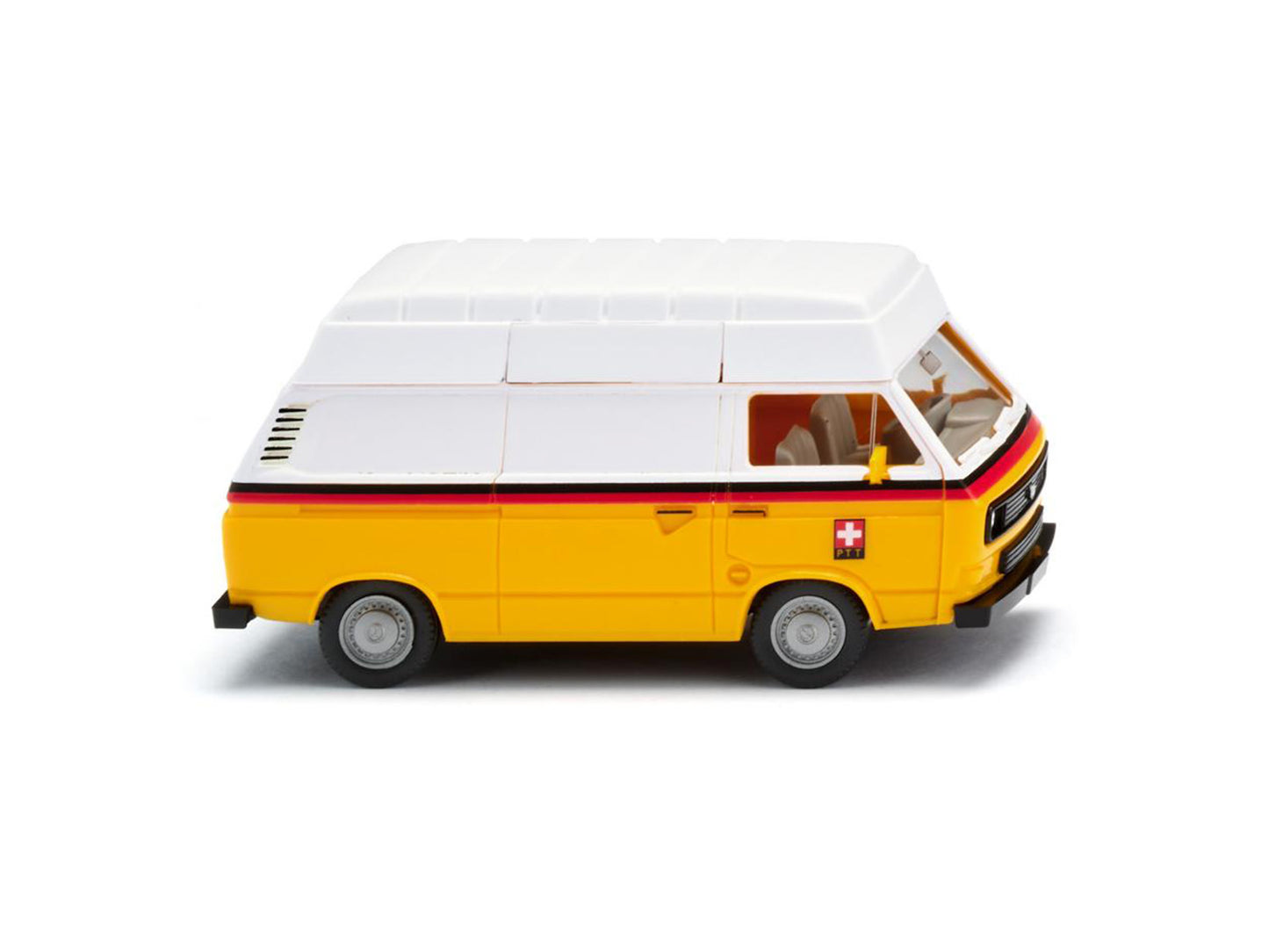 Wiking VW T3 High Roof Panel Van Swiss Post 1979-92 WK029410 HO Gauge