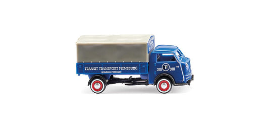 Wiking Tempo Matador High Sided Flatbed TT Flensburg 1949-52 HO Gauge 33509