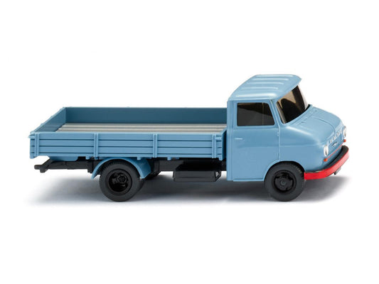 Wiking Opel Blitz Flatbed Truck Pastel Blue 1960-65 WK035501 HO Gauge