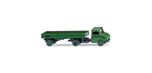 Wiking Opel Blitz Dinkel Flatbed Trailer Truck 1960-65 HO Gauge WK035602