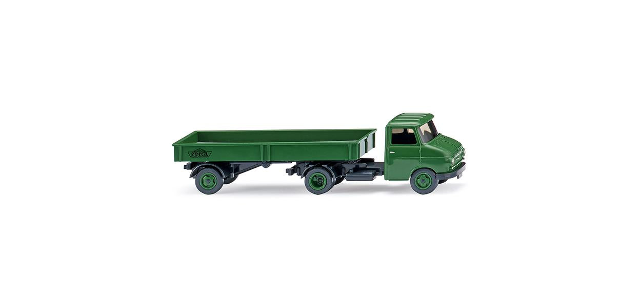 Wiking Opel Blitz Dinkel Flatbed Trailer Truck 1960-65 HO Gauge WK035602