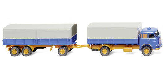 Wiking 041604 MAN Pausbacke Platform Trailer Truck 1960-67 HO