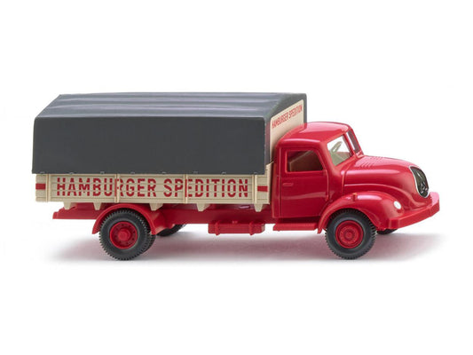 Wiking Magirus Flatbed Truck Hamburger Spedition (1955-61) WK042004 HO Gauge