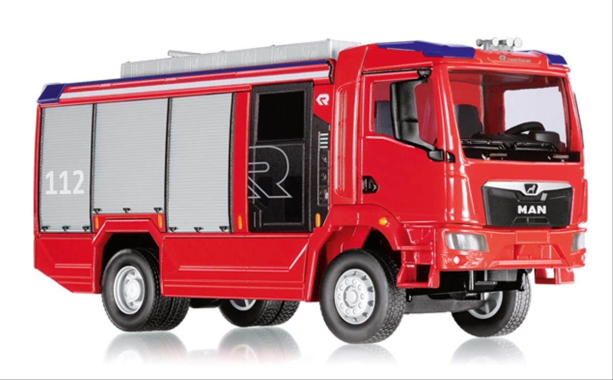 Wiking 043196 MAN TGM Rosenbauer AT Fire Brigade (1:43 Scale)