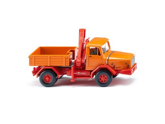Wiking 49305 Faun Heavy Duty Lorry Yellow Orange 1965-77 HO Gauge