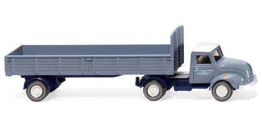 Wiking 051001 Magirus S3500 Flatbed Tractor Trailer Porsche HO