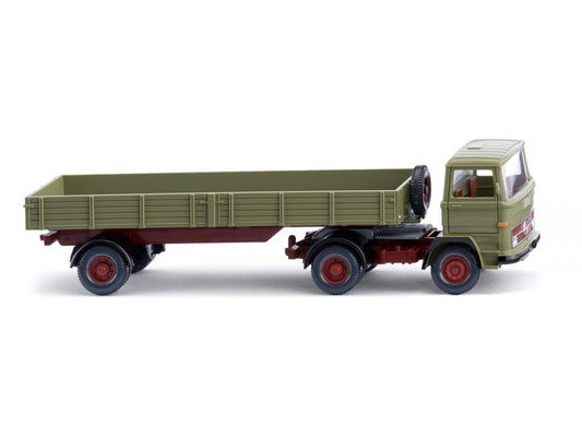 Wiking MB Flatbed Truck Reed Green 1965-76 WK051003 HO Gauge