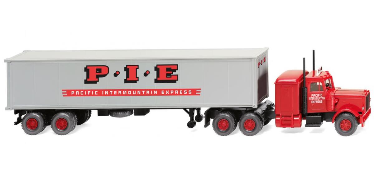 Wiking 052706 Peterbilt Container Semitrailer Pacific Intermount Express HO