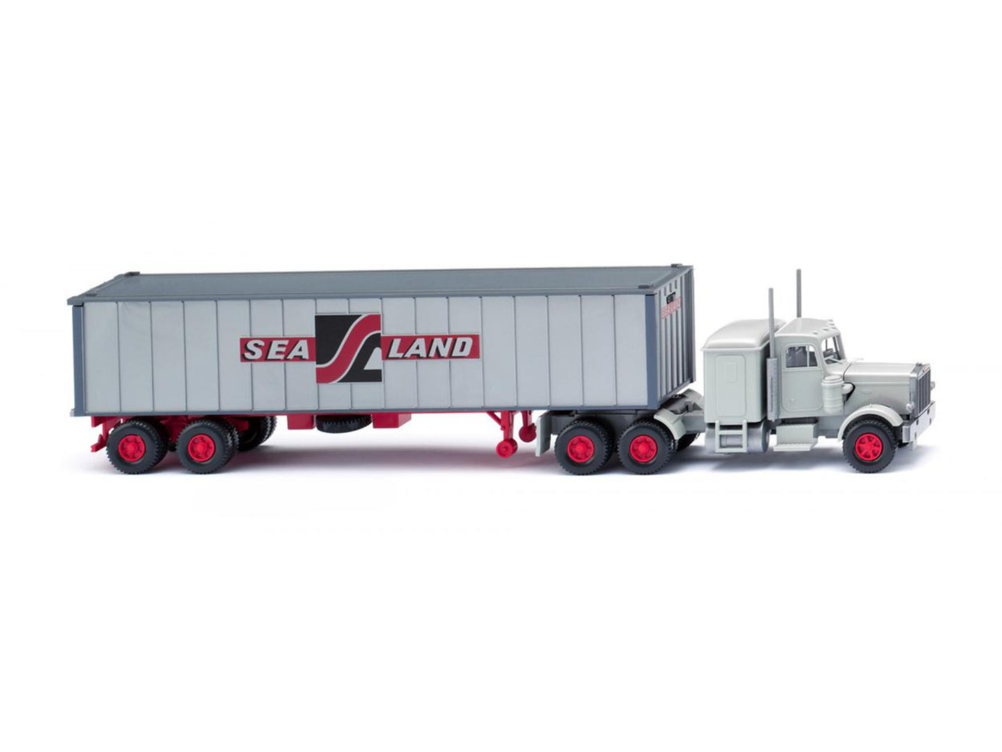 Wiking Peterbilt US Truck w/Sealand Container Load 1977-86 WK052707 HO Gauge
