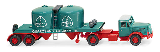 Wiking Henschel Chemicals Semitrailer 'Quarzwerke' 1955-61 WK053405 HO Gauge