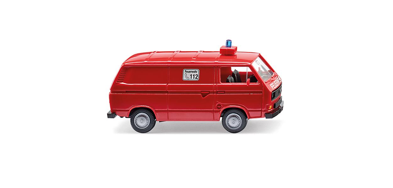 Wiking VW T3 Fire Brigade Van 1981-92 HO Gauge 60133