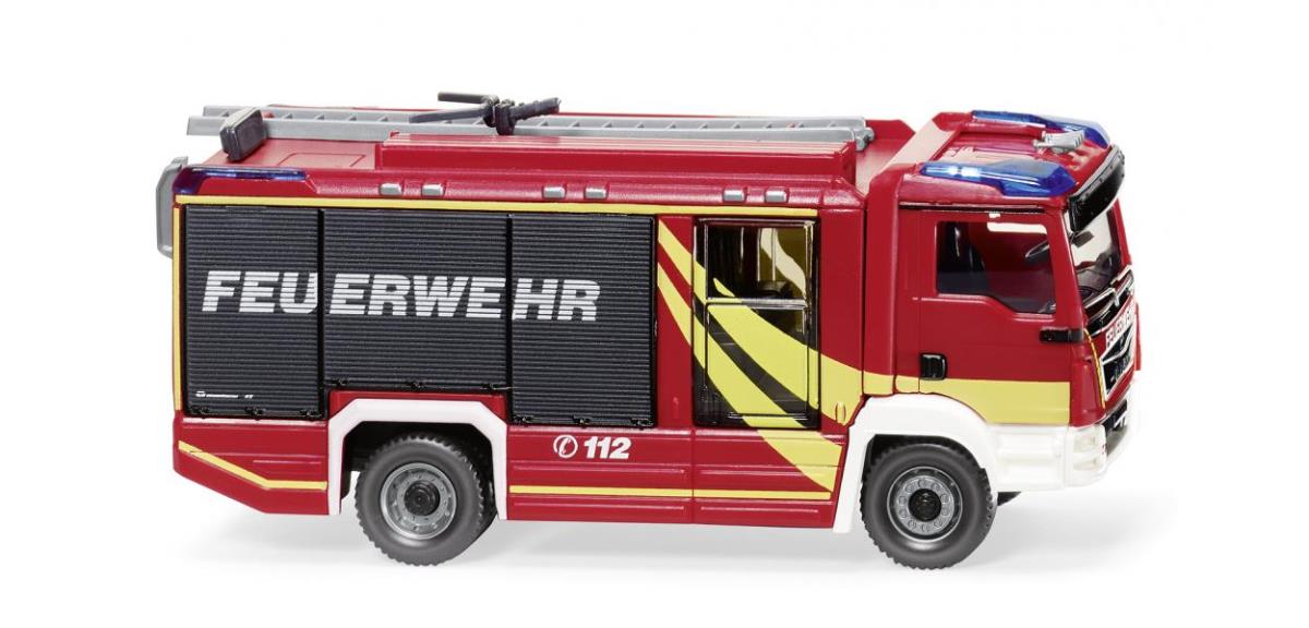 Wiking 061259 MAN TGM Euro 6 Rosenbauer Fire Engine HO
