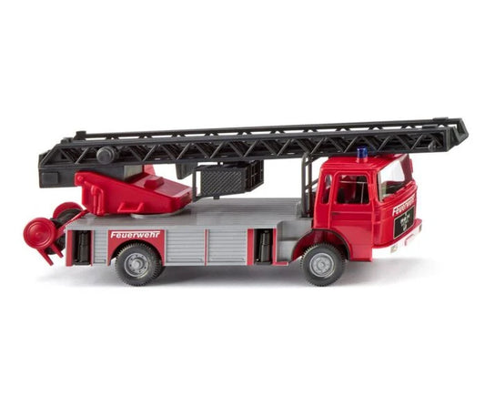 Wiking MAN Metz DLK 23-12 Turntable Ladder Fire Engine 1967-72 WK061804 HO Gauge