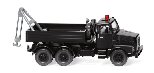Wiking Volvo N10 Tow Truck Black 1973-85 HO Gauge Diecast Vehicle WK063409
