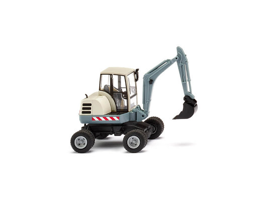 Wiking Mini Excavator Alpine Blue WK065809 HO Gauge