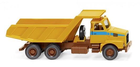 Wiking 067106 Volvo N10 Tipper Trailer Maize Yellow 1973-85 HO
