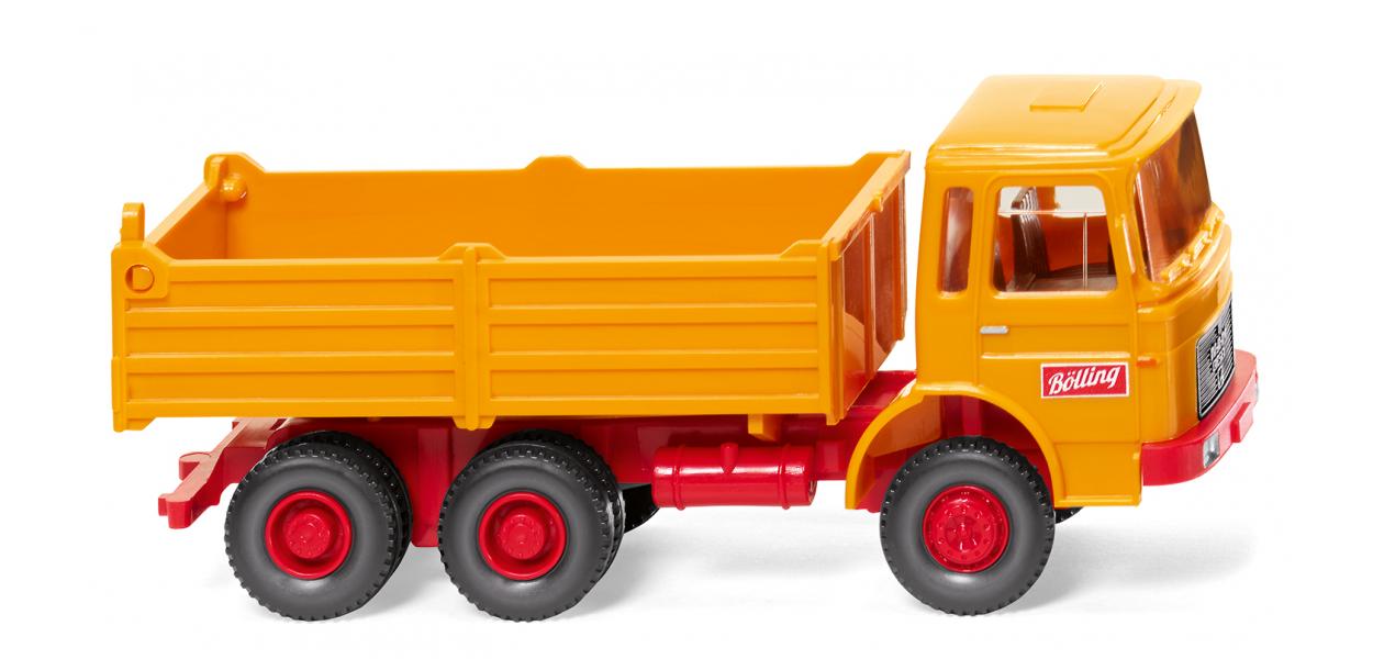Wiking MAN High Sided Tipper Truck Orange 1967-72 WK067311 HO Gauge