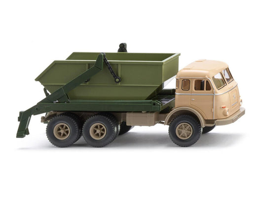 Wiking Henschel Skip Lorry Beige (1955-61) WK067908 HO Gauge