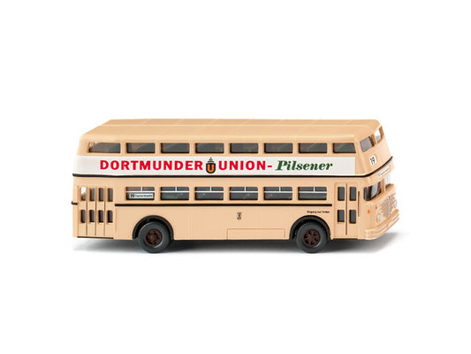 Wiking Bussing D2U Dortmunder Union Double Decker Bus 1951-65 WK072206 HO Gauge