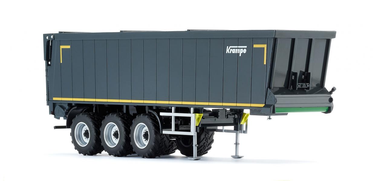 Wiking Krampe Conveyor Belt Trailer Grey WK077658 1:32